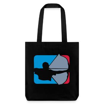 tir arc logo archery bogenschieben drape - Tote bag épais recyclé Stanley/Stella - noir - Devant