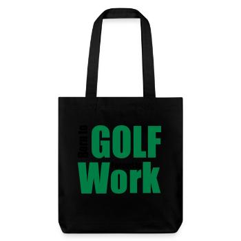 Golfe - Tote bag épais recyclé Stanley/Stella - noir - Devant