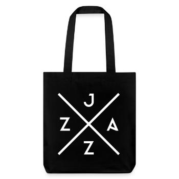 JAZZ X - Stanley/Stella recycelter Heavyweight Stoffbeutel - Schwarz - Vorne