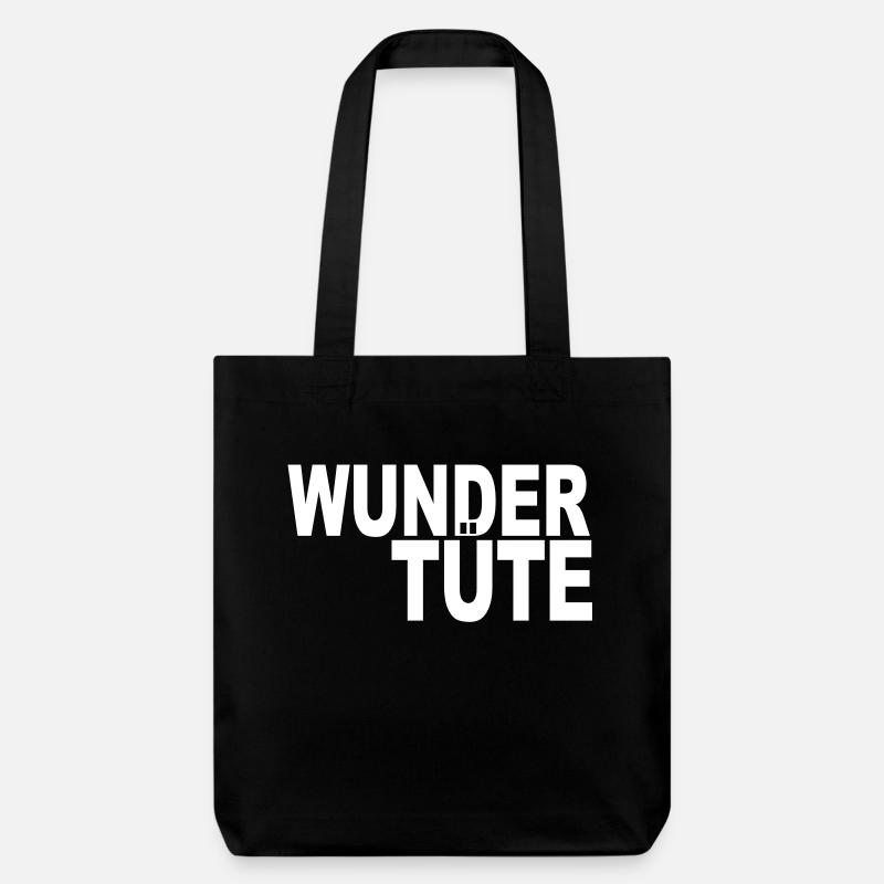Wundertüte - Stanley/Stella recycelter Heavyweight Stoffbeutel - Schwarz