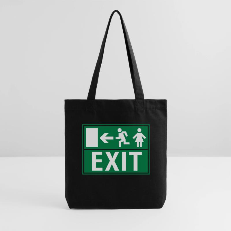 EXIT (FIRE EXIT) Tote bag épais recyclé Stanley/Stella