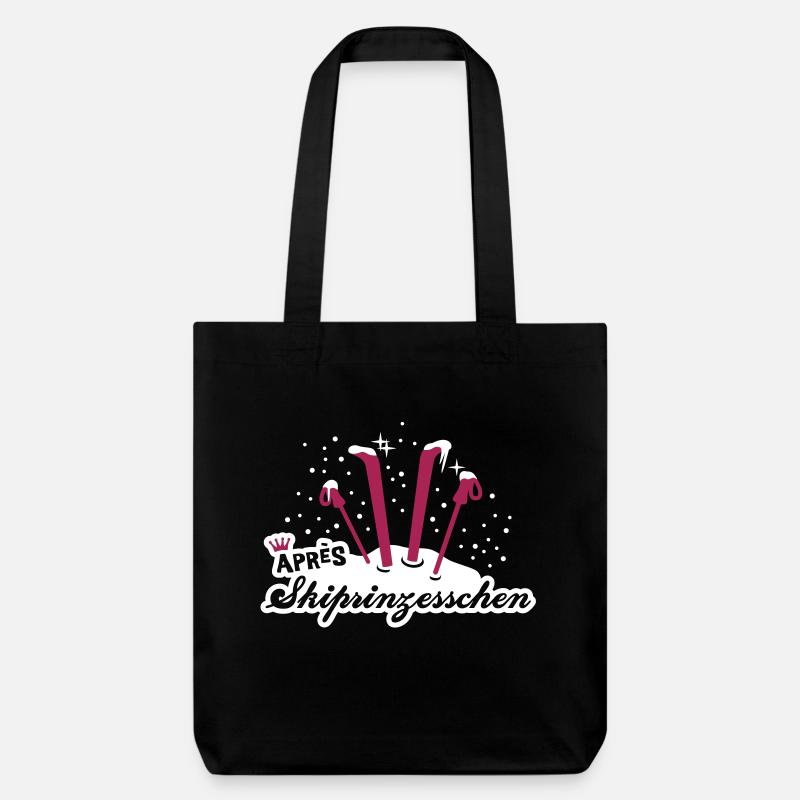 Apres Skiprinzessin - Tote bag épais recyclé Stanley/Stella - noir