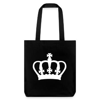 Crown - Stanley/Stella recycelter Heavyweight Stoffbeutel - Schwarz - Vorne