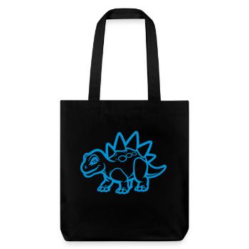 Bande dessinée de dinosaures - Tote bag épais recyclé Stanley/Stella - noir - Devant