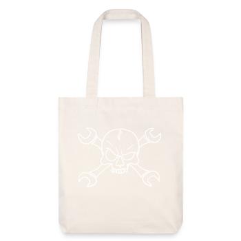 crâne clés - Tote bag épais recyclé Stanley/Stella - blanc cassé - Devant