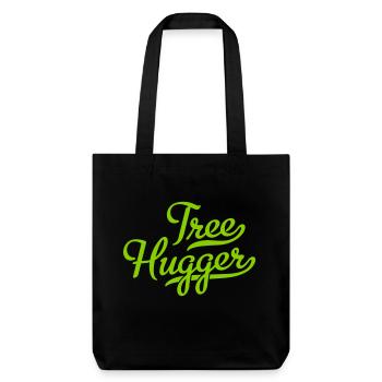 Tree Hugger - Stanley/Stella Heavyweight Recycled Tote Bag - black - Front