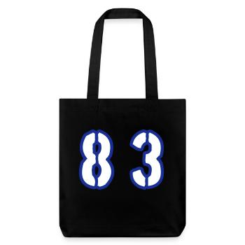 83 Number Symbol - Stanley/Stella Heavyweight Recycled Tote Bag - black - Front