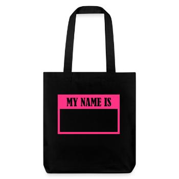 mon_ nom_ est_g1 - Tote bag épais recyclé Stanley/Stella - noir - Devant