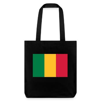drapeau_mali - Tote bag épais recyclé Stanley/Stella - noir - Devant