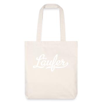 Läufer - Stanley/Stella recycelter Heavyweight Stoffbeutel - Naturweiß - Vorne