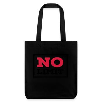 NoLimit - Stanley/Stella recycelter Heavyweight Stoffbeutel - Schwarz - Vorne