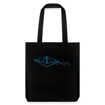 bateau de papier - Tote bag épais recyclé Stanley/Stella - noir - Devant