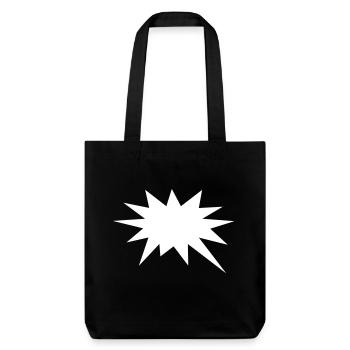 Comic bubble, your text, template, speechbubble, - Stanley/Stella Heavyweight Recycled Tote Bag - black - Front