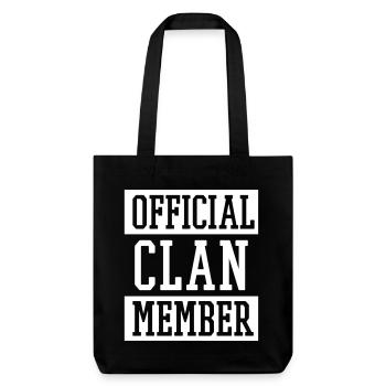 Official Clan Member - Stanley/Stella Heavyweight Recycled Tote Bag - black - Front