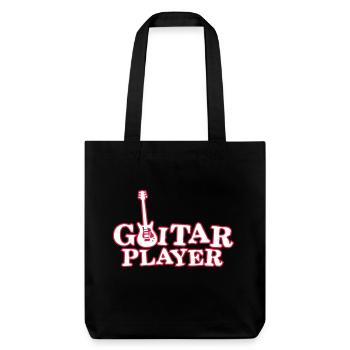 guitar_player_112013_a_2c - Tote bag épais recyclé Stanley/Stella - noir - Devant
