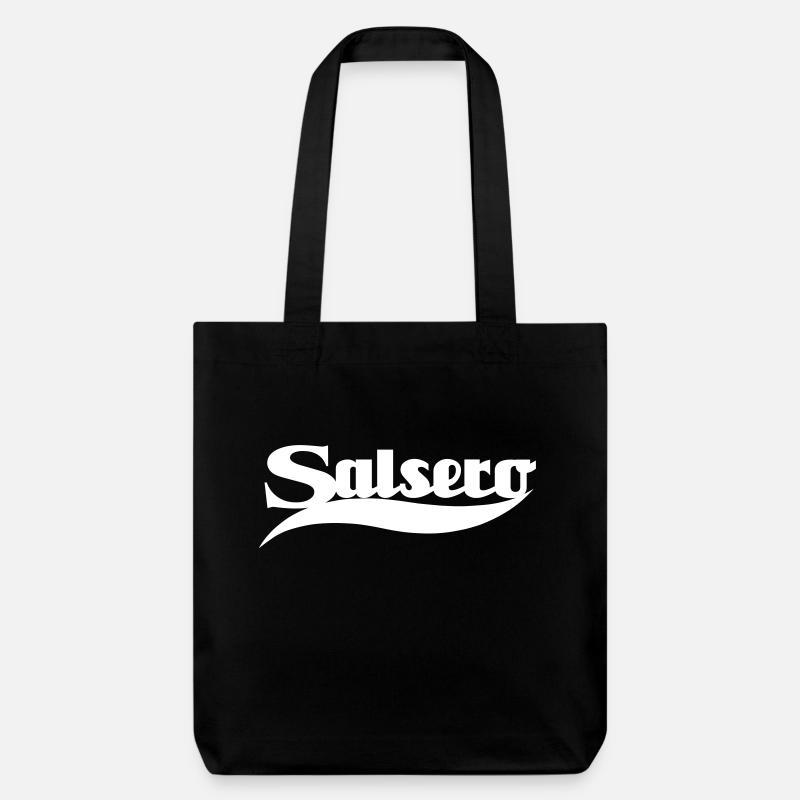 Salsero - Salsa Dance Shirt - Stanley/Stella recycelter Heavyweight Stoffbeutel - Schwarz