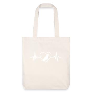 Cute Dog I Love Dogs - Stanley/Stella Heavyweight Recycled Tote Bag - natural white - Front