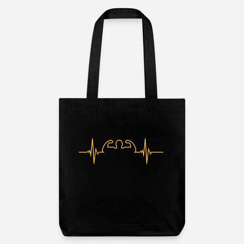 Pulse - Bodybuilding - Tote bag épais recyclé Stanley/Stella - noir