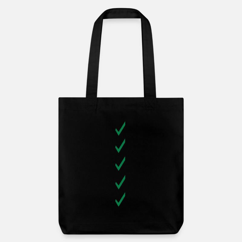 Checkliste - Stanley/Stella recycelter Heavyweight Stoffbeutel - Schwarz