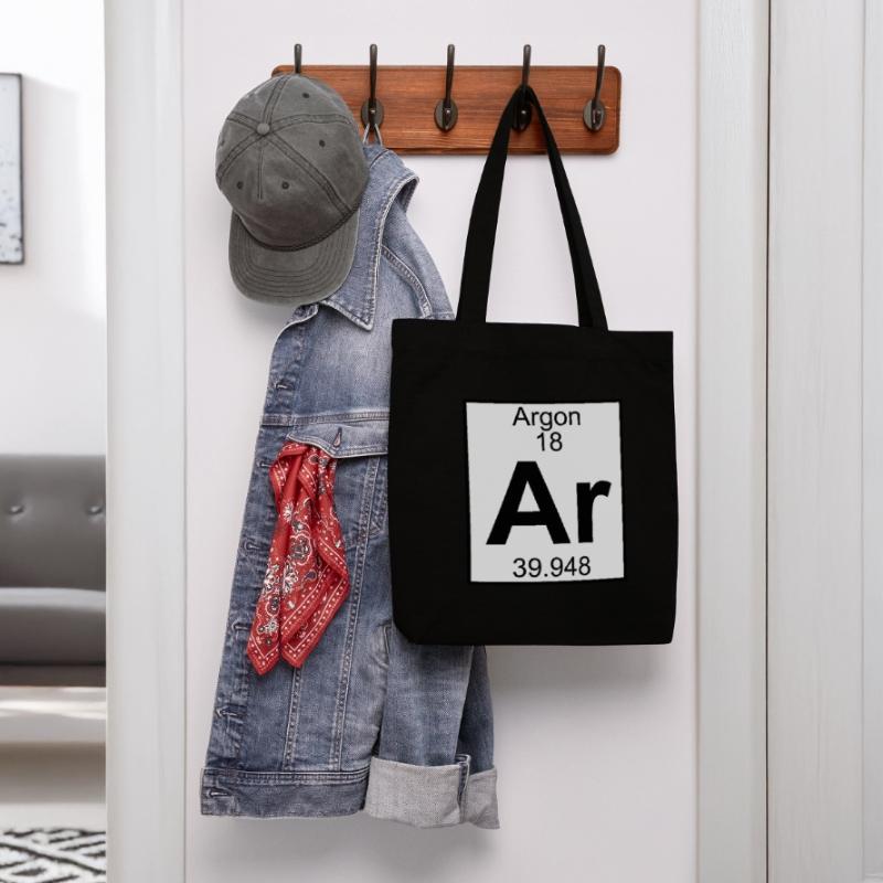 Argon (Ar) (element 18) Stanley/Stella Heavyweight Recycled Tote Bag