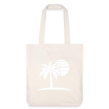 Palm Tree Sun Island - Tote bag épais recyclé Stanley/Stella - blanc cassé - Devant