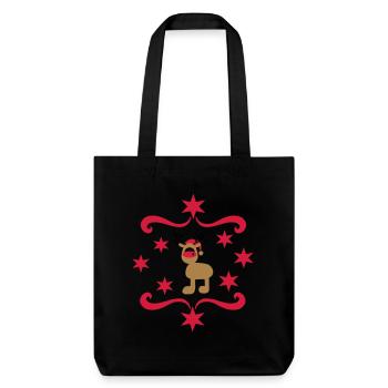 Jour de Noël - Tote bag épais recyclé Stanley/Stella - noir - Devant