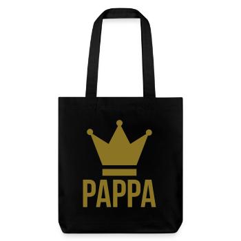 Pappa / Papa / Dad / Far / fars dag / verjaardag - Stanley/Stella Heavyweight Recycled Tote Bag - black - Front
