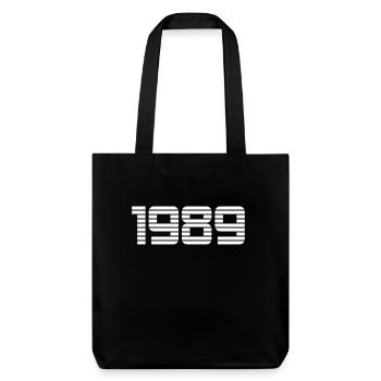 1989 - Stanley/Stella Heavyweight Recycled Tote Bag - black - Front