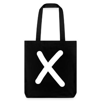 iYpsilon X - Stanley/Stella recycelter Heavyweight Stoffbeutel - Schwarz - Vorne