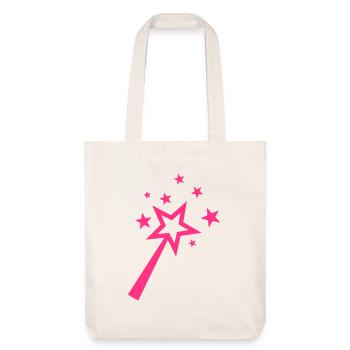 Magic wand star 1801 - Stanley/Stella Heavyweight Recycled Tote Bag - natural white - Front