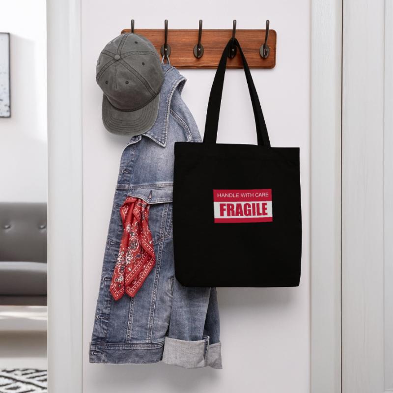 FRAGILE A manipuler avec précaution 2c Tote bag épais recyclé Stanley/Stella