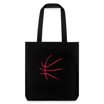 basketball basket - Stanley/Stella Heavyweight Recycled Tote Bag - black - Front