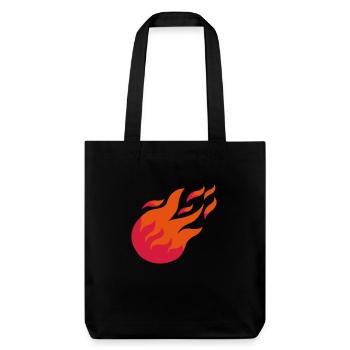 fireball_2 - Stanley/Stella Heavyweight Recycled Tote Bag - black - Front