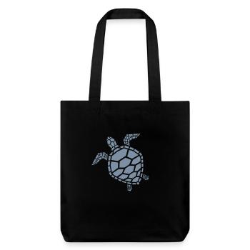 tortue de mer - Tote bag épais recyclé Stanley/Stella - noir - Devant