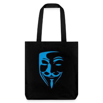Masque anonyme - Tote bag épais recyclé Stanley/Stella - noir - Devant