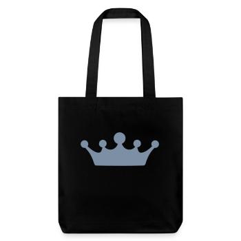 Crown - Stanley/Stella recycelter Heavyweight Stoffbeutel - Schwarz - Vorne