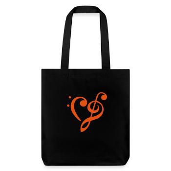 clé - clef - Tote bag épais recyclé Stanley/Stella - noir - Devant