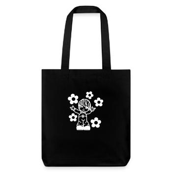 happykid02 - Tote bag épais recyclé Stanley/Stella - noir - Devant