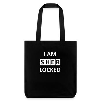 JE SUIS Sherlocked - Tote bag épais recyclé Stanley/Stella - noir - Devant