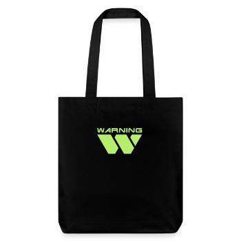 Warning__V001 - Tote bag épais recyclé Stanley/Stella - noir - Devant