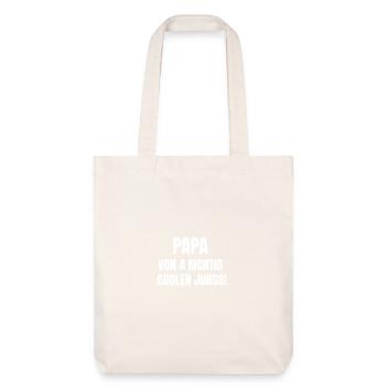 Dad of 4 really cool guys - Stanley/Stella Heavyweight Recycled Tote Bag - natural white - Front