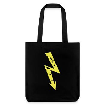 blitz_symbol_pi1 - Tote bag épais recyclé Stanley/Stella - noir - Devant