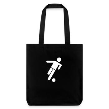 Soccer player - Stanley/Stella Heavyweight Recycled Tote Bag - black - Front