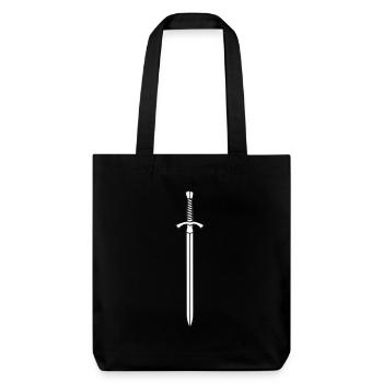 sword - Stanley/Stella Heavyweight Recycled Tote Bag - black - Front