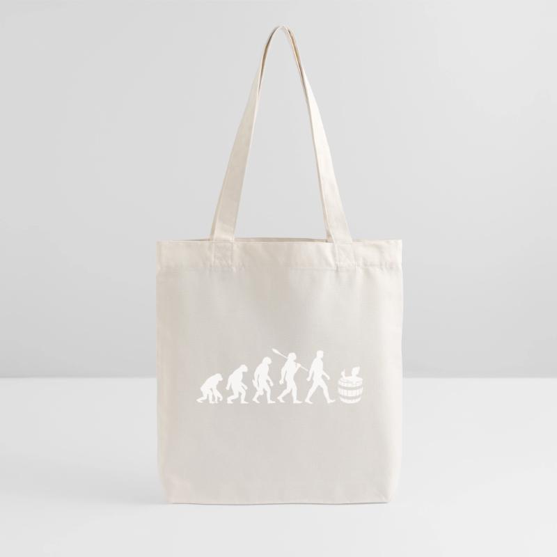 Evolution - Eisbader - Winterbaden - Eisbaden Stanley/Stella Heavyweight Recycled Tote Bag