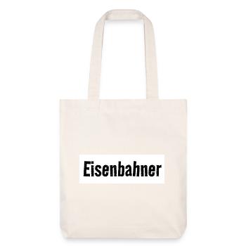 Amateur de rails de trains à éventail ferroviaire - Tote bag épais recyclé Stanley/Stella - blanc cassé - Devant