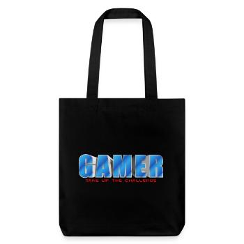 NERDY forever - Gamer - Stanley/Stella Heavyweight Recycled Tote Bag - black - Front