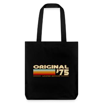 1975 - Tote bag épais recyclé Stanley/Stella - noir - Devant