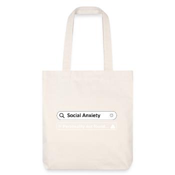 Anxiété liée à la sensibilisation à la santé mentale - Tote bag épais recyclé Stanley/Stella - blanc cassé - Devant