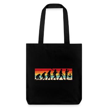 Vintage Evolution - Grillades - Maître du gril - Tote bag épais recyclé Stanley/Stella - noir - Devant